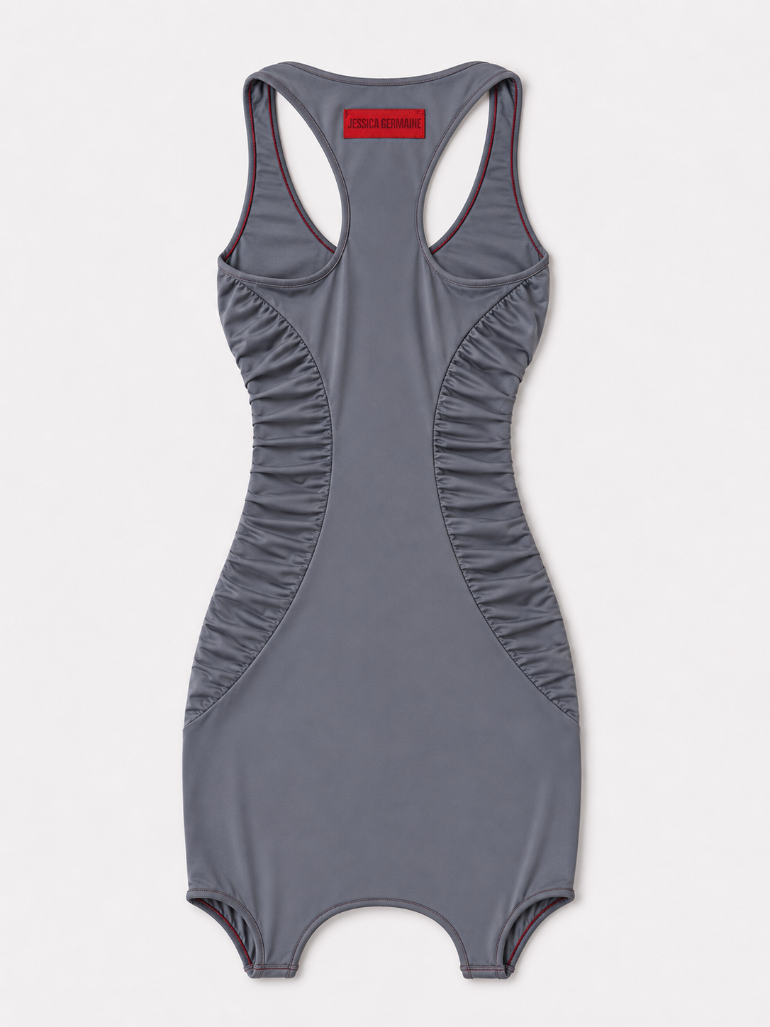 SLATE GREY SCULPT DRESS